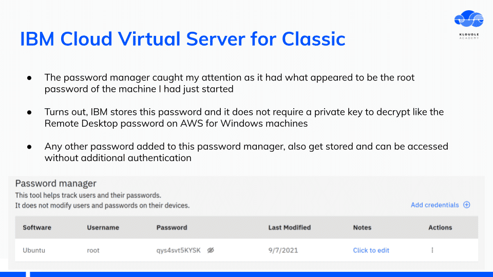IBM Cloud Virtual Server for Classic