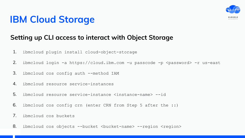 IBM Cloud Storage