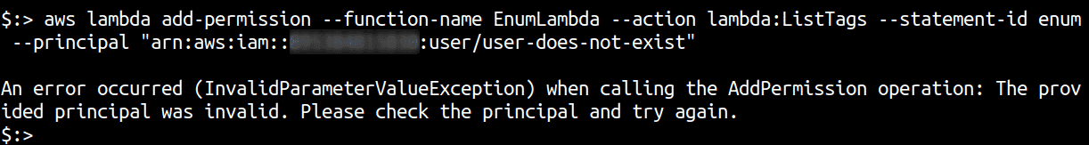 aws lambda add-permission