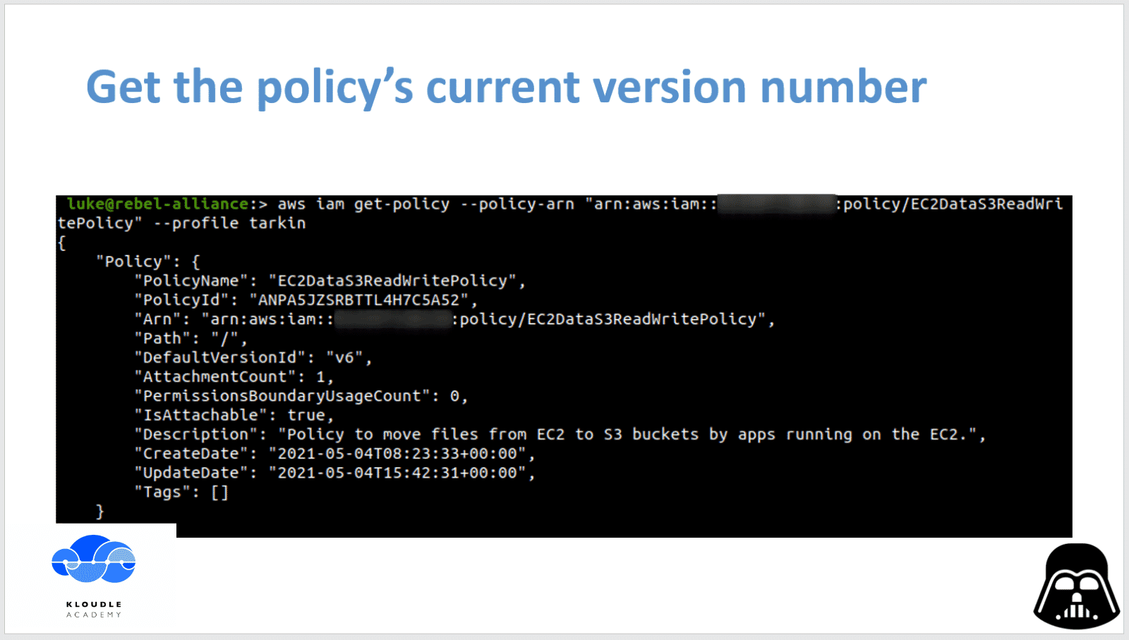 policy current version