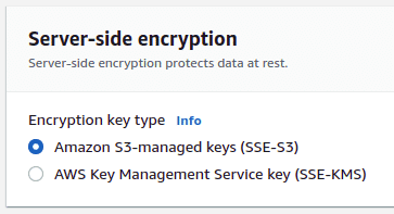 AWS S3 Server Side Encryption Options