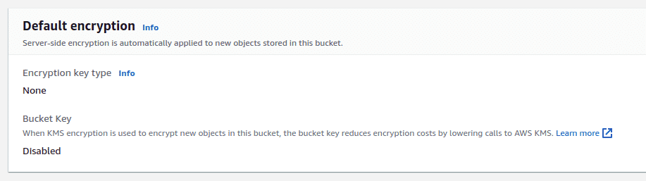 AWS S3 Bucket wide encryption