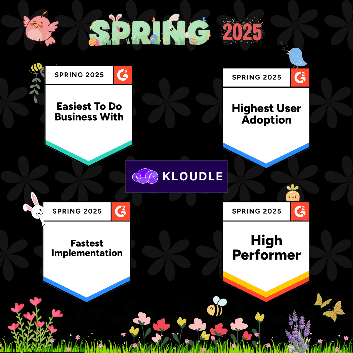 Kloudle Recognized with Four G2 Spring 2025 Awards for Excellence in Cloud Security